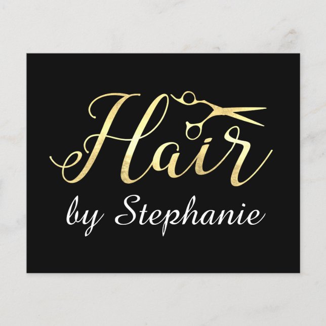 Hairstylist Hair Salon Flygblad (Framsidan)