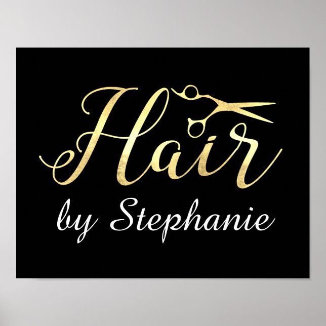 Hairstylist Hair Salon Poster (Framsidan)