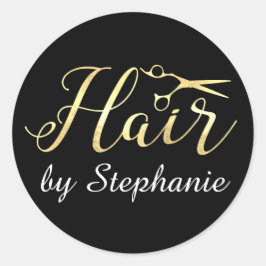Hairstylist Hair Salon Runt Klistermärke