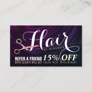 Hairstylist Hairdresser Ro Guld Scissor Referral