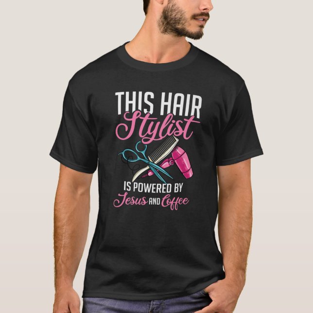 Hairstylist Hairdressing Hairdresser Hair Stylist T Shirt (Framsida)
