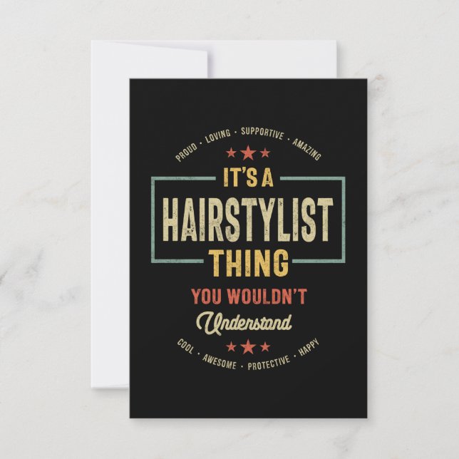 Hairstylist Job Title Manar Women Gift OSA Kort (Framsida)