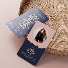 Hairstylist Modern Photo Logotyp Visitkort