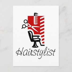 Hairstylist-postkort Vykort
