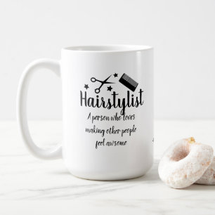 Hairstylist Quote Funny Hairdresser Stars Coola Kaffemugg