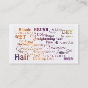HairStylist-/salongvisitkortar Visitkort