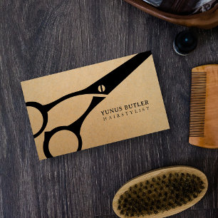 Hairstylist Scissor Kraft Visitkort