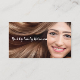 Hairstylist Trendy Simple Beauty Business Cards Visitkort