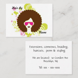 Hairstylist Visitkort