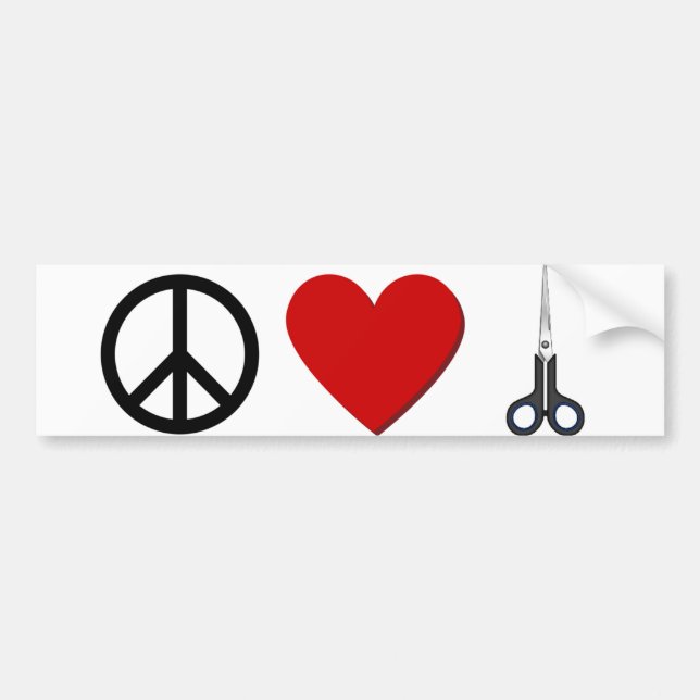 Hairstylistbildekal Bildekal (Framsidan)