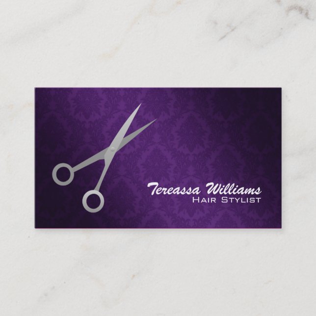 Hairstylisten Scissors visitkortar Visitkort (Framsida)