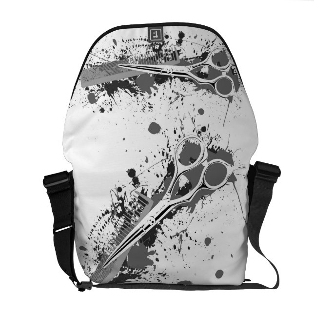 Hairstylistsax och hårkammessenger bag messenger bag (Öppen Baksida)