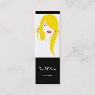 Hairstylistvisitkort Mini Visitkort