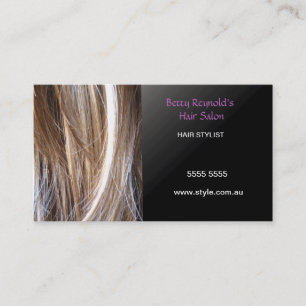 Hairstylistvisitkort Visitkort