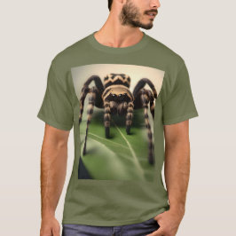 Hairy Australian Tarantula Spider på A Löv. T Shirt