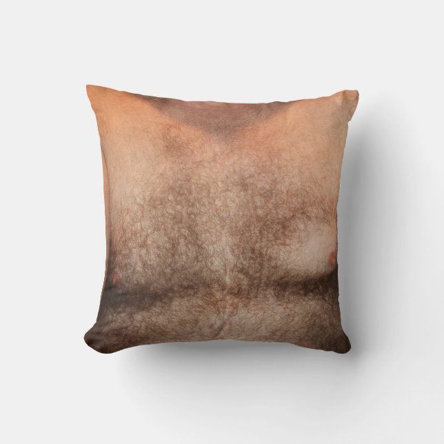 HAIRY CHEST PILLOW - DU KAN OCKSÅ ANPASSA DET! KUDDE (Framsida)
