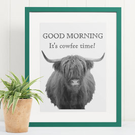 Hairy Cow Cowfee Coffee Pub-tid Poster