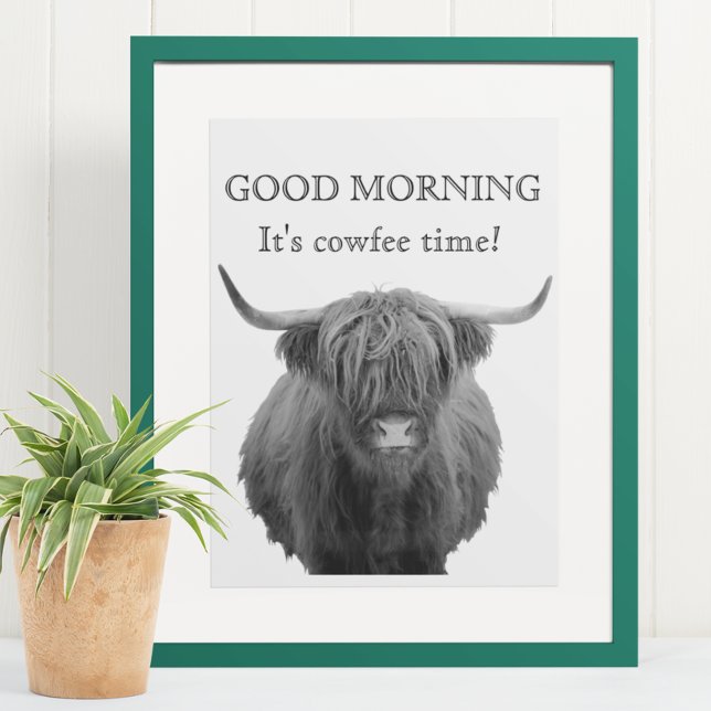 Hairy Cow Cowfee Coffee Pub-tid Poster (Skapare uppladdad)