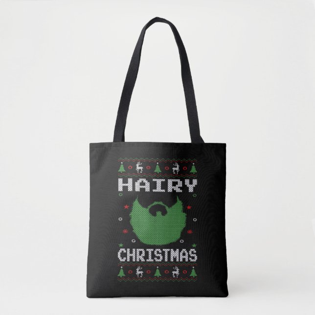 Hairy jul Beard Tygkasse (Framsida)