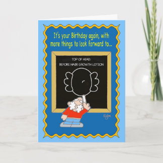 HAIRY LESSONS Birthday Card Kort