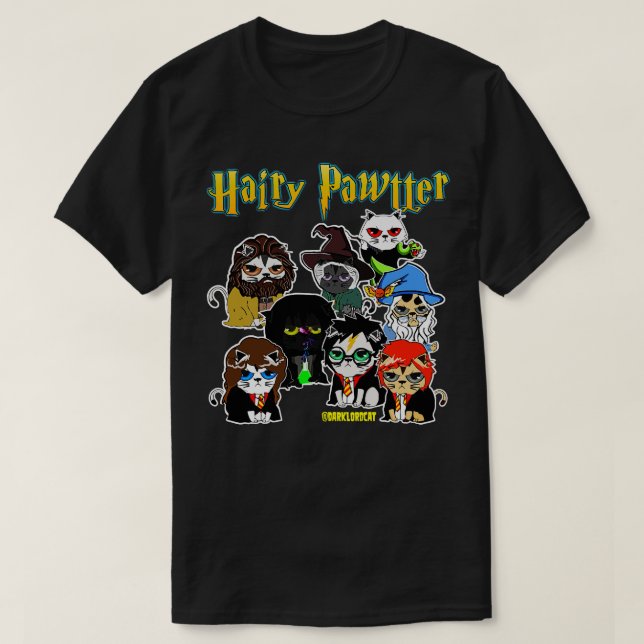 HAIRY PAWTTER T SHIRT (Design framsida)