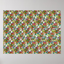 HAISTEREOGRAM 16" x 12", Halvblank, Ingen ram