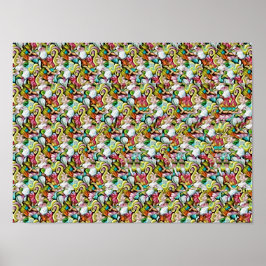 HAISTEREOGRAM 16" x 12", Halvblank, Ingen ram Poster