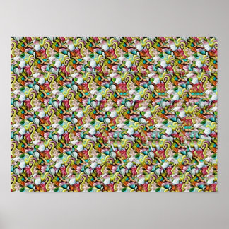HAISTEREOGRAM 16" x 12", Halvblank, Ingen ram Poster