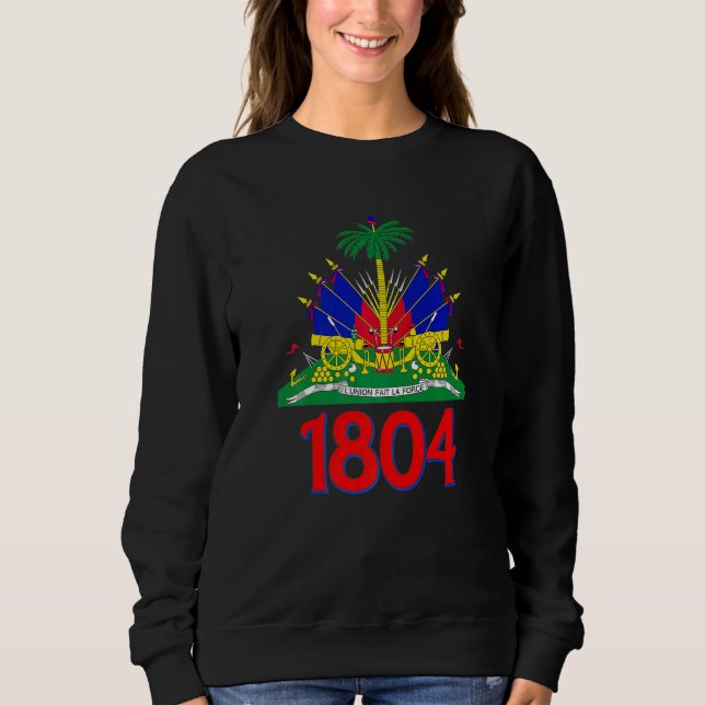 Haiti 1804 Haitian Flag T Shirt (Framsida)