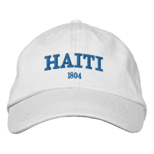 Haiti anpassningsbar broderad hatt keps