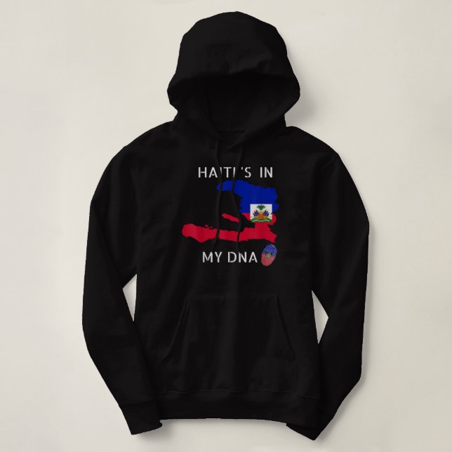 Haiti är i mitt DNA Haitis flagga Pride i Haiti T Shirt (Design framsida)