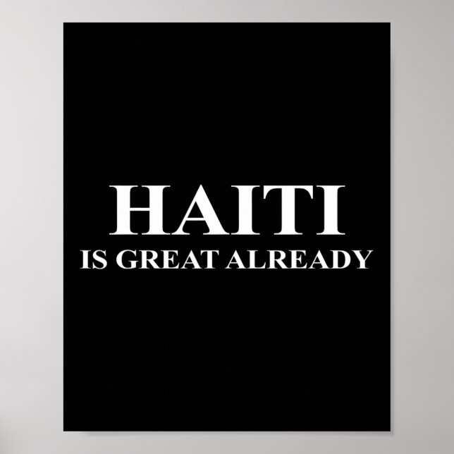 Haiti är redan fantastiskt - Roligt att göra Ameri Poster (Framsidan)