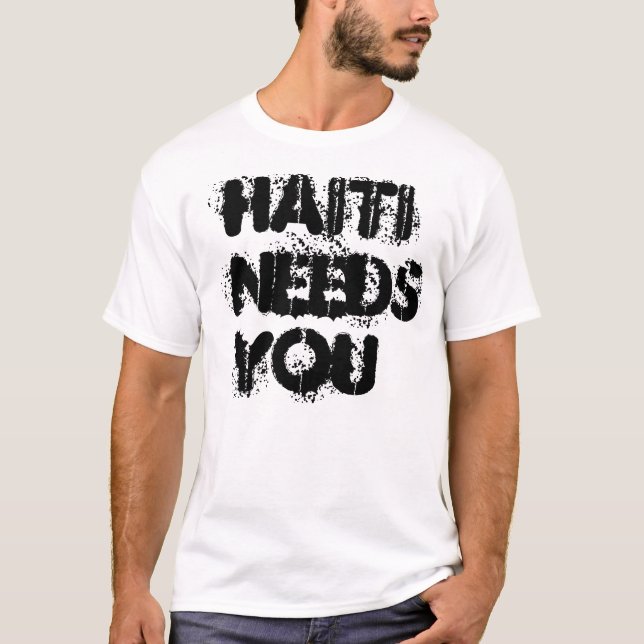 HAITI BEHÖVER DIG TRÖJA (Framsida)