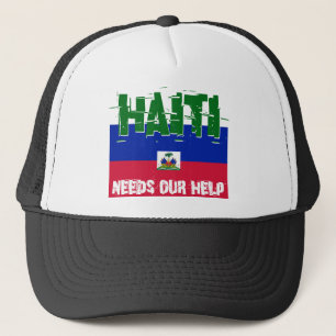Haiti behöver vår hjälp truckerkeps