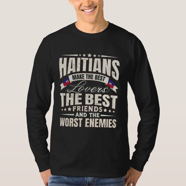 Haiti Best Haitians Men & Women T Shirt (Framsida)