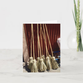 Haiti Brooms tomt anteckningskort