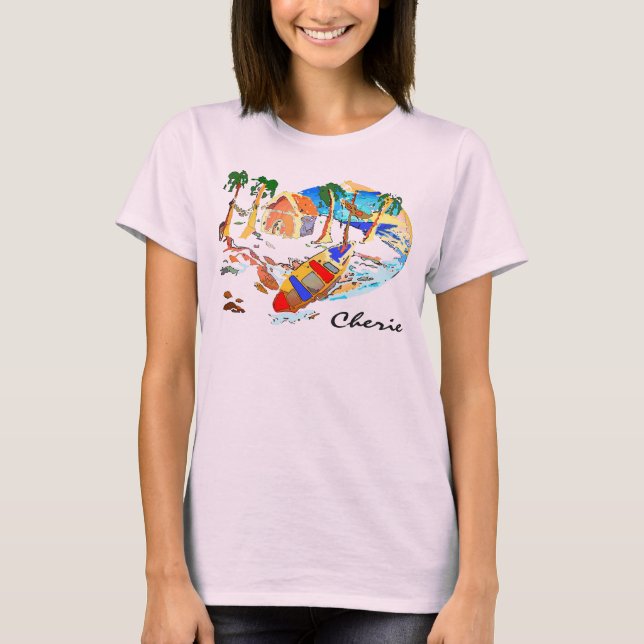 Haiti cherie t-shirt (Framsida)