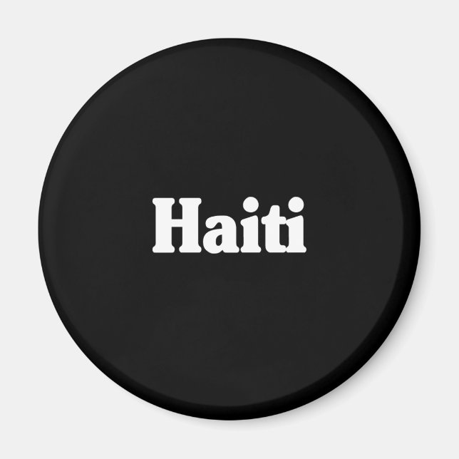 Haiti Classic Stil Magnet (Framsidan)