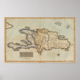 Haiti eller Saint Domingo Poster