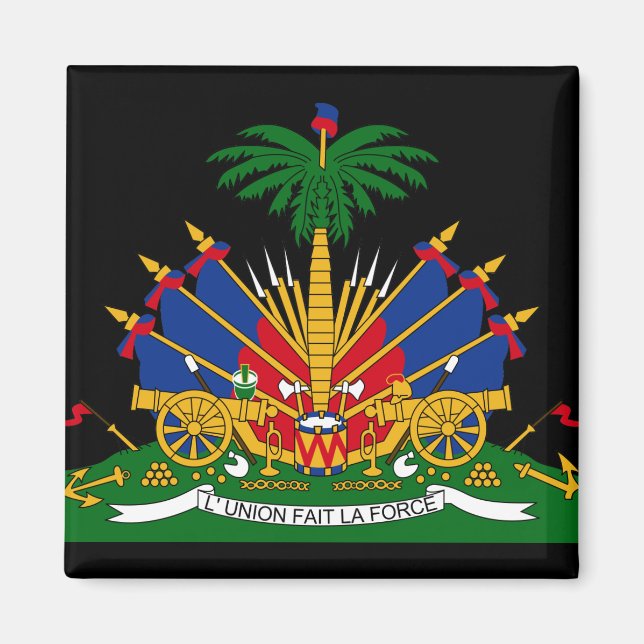 haiti emblem magnet (Framsidan)