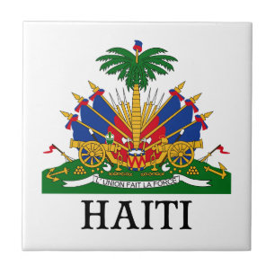 HAITI - emblem/vapensköld/flagga/symbol Kakelplatta