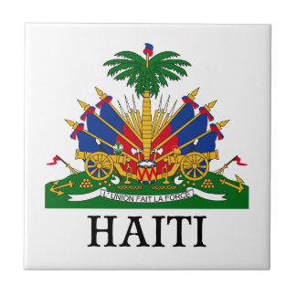 HAITI - emblem/vapensköld/flagga/symbol Kakelplatta