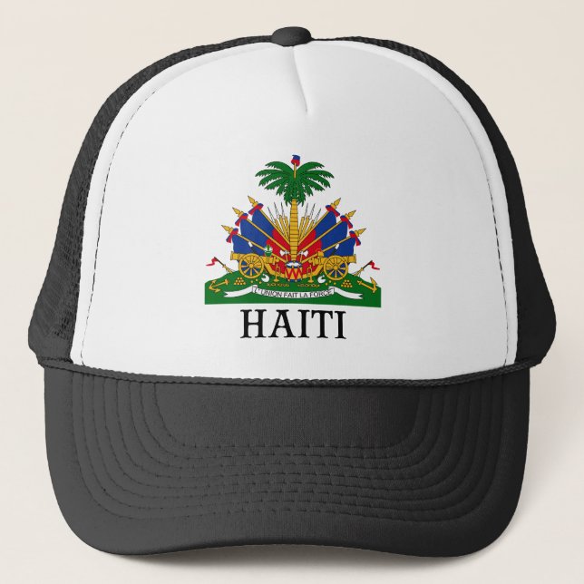 HAITI - emblem/vapensköld/flagga/symbol Truckerkeps (Framsida)