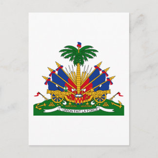 haiti emblem vykort