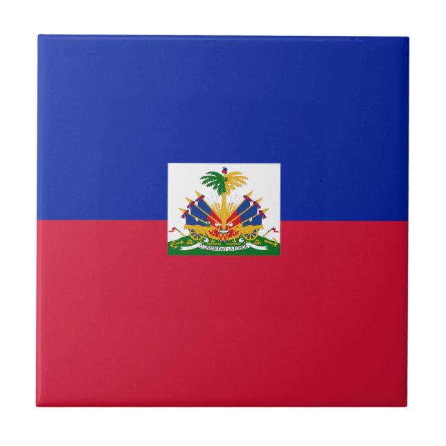 Haiti flag  kakelplatta (Framsidan)
