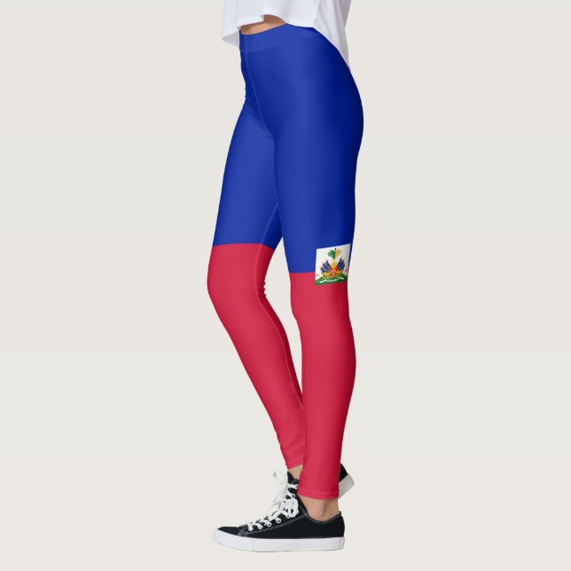 Haiti flag  leggings (Vänster)