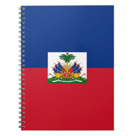 Haiti flagga anteckningsbok