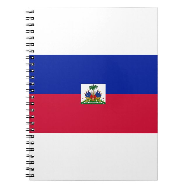Haiti Flagga Anteckningsbok (Framsidan)