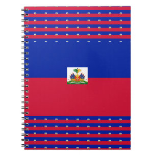 Haiti flagga anteckningsbok