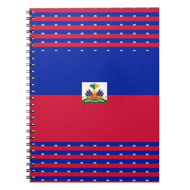 Haiti flagga anteckningsbok (Framsidan)